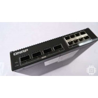 Thiết bị chuyển mạch 4x 100GbE QSFP28, 8 x 25GbE SFP28 Web Managed switch Qnap QSW-M7308R-4X