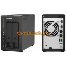 Thiết bị lưu trữ QNAP QVP-21C 2-bay NVR