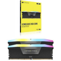 Bộ nhớ máy tính để bàn CORSAIR DDR5,5600MHz 32GB 2x16GB DIMM,VENGEANCE RGB DDR5 Black Heatspreader,RGB LED,1.25V (2 x 16GB) DDR5 5600MHz (CMH32GX5M2B5600C40K)