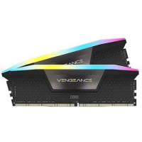 Bộ nhớ máy tính để bàn CORSAIR DDR5,5600MHz 64GB 2x32GB DIMM,VENGEANCE RGB DDR5 Black Heatspreader,RGB LED,1.25V (2 x 32GB) DDR5 5600MHz (CMH64GX5M2B5600C40)