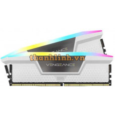 Bộ nhớ máy tính để bàn CORSAIR VENGEANCE RGB 32GB (2 x 16GB) DDR4 6000MHz (CMH32GX5M2B6000C40W)