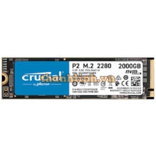 Ổ cứng SSD Crucial P2 2TB 3D NAND NVMe PCIe M.2 (CT2000P2SSD8)
