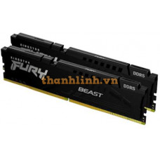 Bộ nhớ máy tính để bàn KINGSTON FURY Beast Black 32GB (2x16GB) DDR5 4800MHz (2 x 16GB) DDR5 4800MHz (KF548C38BBK2-32)