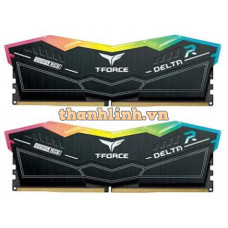 Bộ nhớ máy tính để bàn TEAM T-Force Delta Black RGB (2 x 32GB) DDR5 5600MHz (FF3D564G5600HC36BDC01)