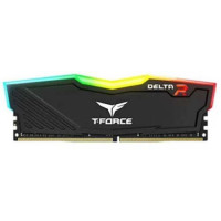 Bộ nhớ máy tính để bàn TEAM T-Force Delta White RGB (1 x 8GB) DDR4 3600MHz (TF4D48G3600HC18J01)