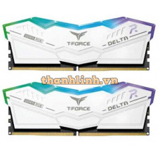 Bộ nhớ máy tính để bàn TEAM T-Force Delta White RGB (2 x 16GB) DDR5 5200MHz (FF4D532G5200HC40CDC01)