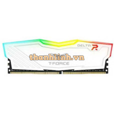 Bộ nhớ máy tính để bàn TEAM T-Force Delta White RGB 8GB (1 x 8GB) DDR4 3200MHz (TF4D48G3200HC16C01)