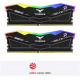 Bộ nhớ máy tính Ram PC TeamGroup T-Force Delta RGB 2x32GB DDR5 6000MHz Black/White