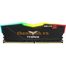 Bộ nhớ máy tính Ram PC TeamGroup T-Force Delta RGB 8GB DDR4 3600MHz Black/White
