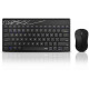 Bộ bàn phím chuột không dây Rapoo 8000M - Màu đen (Bluetooth/Wireless)