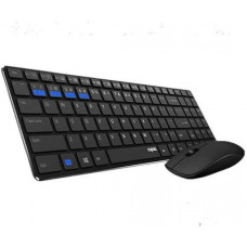 Bộ bàn phím chuột không dây Rapoo 9300M (Bluetooth/Wireless/ Đen)