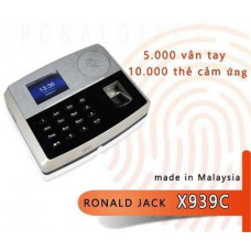 Máy chấm công RONALD JACK X939C (vân tay + thẻ từ)