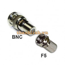 Bộ đầu jack BNC và F5 gắn camera Analog