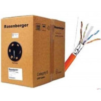 Cáp mạng Rosenberger, UTP Indoor, Cat.6, 4 đôi, LSZH LAN CABLE, 23 AWG, Solid, màu xám, 305m CP11-141-13-GY