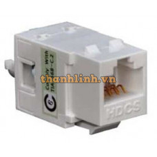 Ổ cắm UTP , CAT.6 , RJ45 , trắng ngà , 180° Rogenberger CP31-131-24