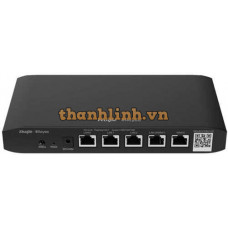 Bộ định tuyến cân bằng tải Smart Gateway 100 người dùng (tích hợp PoE) Ruijie RG-EG105G-P V2