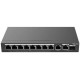 Bộ chia mạng 10-Port Gigabit Smart POE Switch, 8 PoE/POE+ Gigabit RJ45 Ports with 1 Gigabit RJ45/1 combo SFP uplink ports,120W PoE Ruijie RG-ES210GS-P