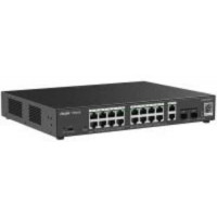 Bộ chia mạng 20-Port Gigabit Smart POE Switch, 16 PoE/POE+ Ports with 2 Gigabit RJ45/2 SFP uplink ports, 250W PoE Ruijie RG-ES220GS-P