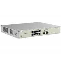 Bộ chia mạng 8 × 10/100/1000/2500 Base-T copper ports with auto-negotiation, 2 × 10GE SFP+ ports,1~8 Ports support PoE++ power supply, 370 W PoE power supply Ruijie RG-NBS5300-8MG2XS-UP