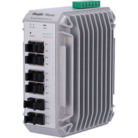 Bộ chia mạng công nghiệp 8-Port RJ45 Gigabit PoE/PoE+, 4-Port SFP, 240W PoE Power budget Ruijie RG-NIS3100-8GT4SFP-HP