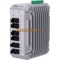 Bộ chia mạng công nghiệp 8-Port RJ45 Gigabit PoE/PoE+, 4-Port SFP, 240W PoE Ruijie RG-NIS3100-8GT4SFP-HP