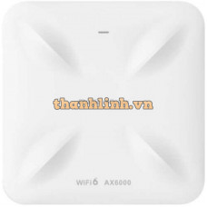Bộ phát Wifi AX6000 Wi-Fi 6 dual-band Gigabit ceiling mount Indoor AP, 2× 2.5 Gigabit LAN Ruijie RG-RAP2260(H)