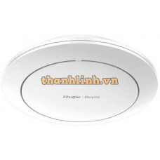 Bộ phát Wifi AX3000 Wi-Fi 6 dual-band Gigabit ceiling mount Indoor AP Ruijie RG-RAP2266