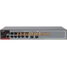 Thiết bị chuyển mạch 8xGE PoE+ Ports, 2x2.5GE SFP Ports, 125 W Ruijie RG-S2915-10GT2MS-P-L