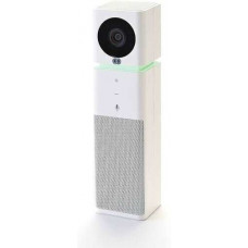 Camera hội nghị VNBM03-0017 Boom UNO white All-in-one full HD wide angle camera with built-in speakerphone, 1080p, 120 field of view, vertically adjustable lens, 360 omnidirectional pickup, echo cancellation, full-duplex, noise supression, USB 2.0, touch 