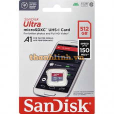 Thẻ nhớ SanDisk MicroSDHC Ultra 512GB , 80MB/s