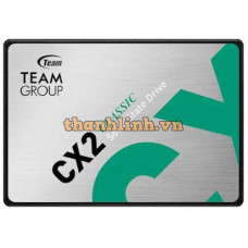 Ổ cứng gắn trong/ SSD TeamGroup CX2 256GB 2.5 Inch Sata III (T253X6256G0C101)