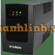 Bộ lưu điện UPS Offline, 600VA/360W, Ắc quy trong 4.5Ah Hyundai HD-600F