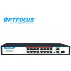 Switch POE Optfocus OFS-PE-GSF1GT2DT16 16 cổng POE + 2cổng uplink 1000Mbs + 1 cổng SFP OFS-PE-GSF1GT2DT16