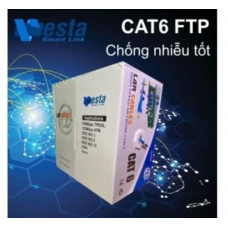 Cáp mạng Vesta Cat6 FTP VS-FTP6-CCA - chống nhiễu tốt