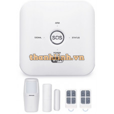 GW03- Bộ Báo Động Chống Trộm Qua WIFI + Sim GSM