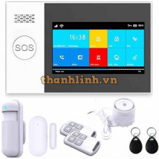 Bộ báo động chống trộm qua Wifi + Sim SmartZ GW05