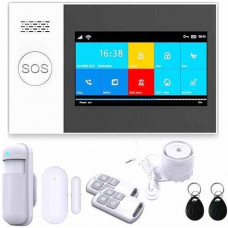 Bộ báo động chống trộm qua Wifi + Sim SmartZ GW05