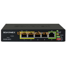 Bộ chia mạng 5-Port Gigabit Easy Smart Managed PoE Pass Through Switch Soarnex EG200-05PD