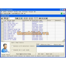 Phần mềm kiểm soát cửa Syris model SYW95A
