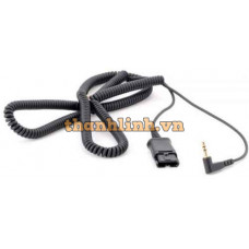 Plantronics 10ft. Coil Cord Quick-Disconnect Cable (70765-01)