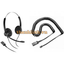 Tai nghe Headset Plantronics Practica SP12-QD Avaya (88662-11/88471-01)