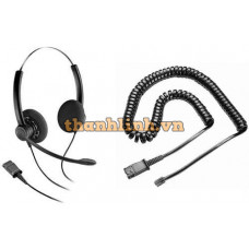 Tai nghe chuyên dụng Headset Plantronics Practica SP12-QD Cisco (88662-11/88470-01)