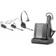 Tai nghe không dây Headset Plantronics Savi 8245 Office, S8245 CDM USB-A, UNLIMITED TT, CONVERTIBLE, DECT 6.0, NA (211837-01)