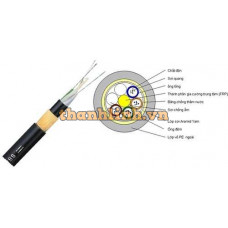 Cáp quang cống 04FO - CPKL ( phi kim loại ) Postef DU 04FO