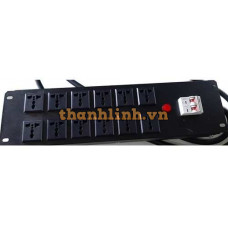 Ổ điện 12 port có CB, Rack 19" TCNet TCN-PR12