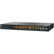 Bộ chia mạng Cisco SF300-24PP 24-port 10/100 PoE+ w/Gig Uplinks SF300-24PP-K9-EU