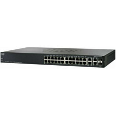 Bộ chia mạng Cisco SF300-24PP 24-port 10/100 PoE+ w/Gig Uplinks SF300-24PP-K9-EU