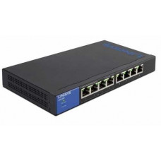 Bộ chia mạng Unmanaged Gigabit 8-port switch with 4 PoE+ ports Linksys LGS108P-AP
