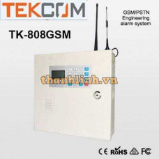 Báo Động, Báo Cháy Gsm 32 Vùng Không Dây, 8 Vùng Có Dây (32 Wireless Zones + 08 Wired Zones). Tekcom TK-809GSM-4G
