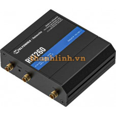 Bộ định tuyến sử dụng Sóng Di động GSM Công nghiệp Cellular router (Cat 6) Digital I/Os WAN failover Teltonika RUT260